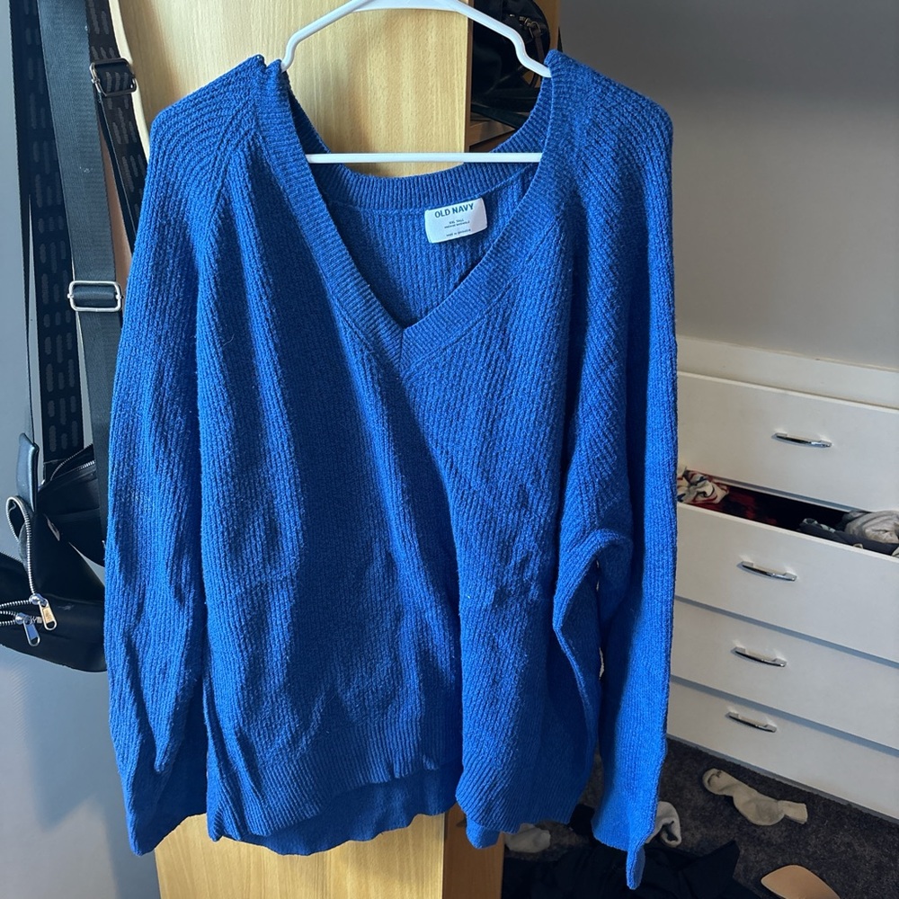 Old Navy Royal Blue Knit Pullover